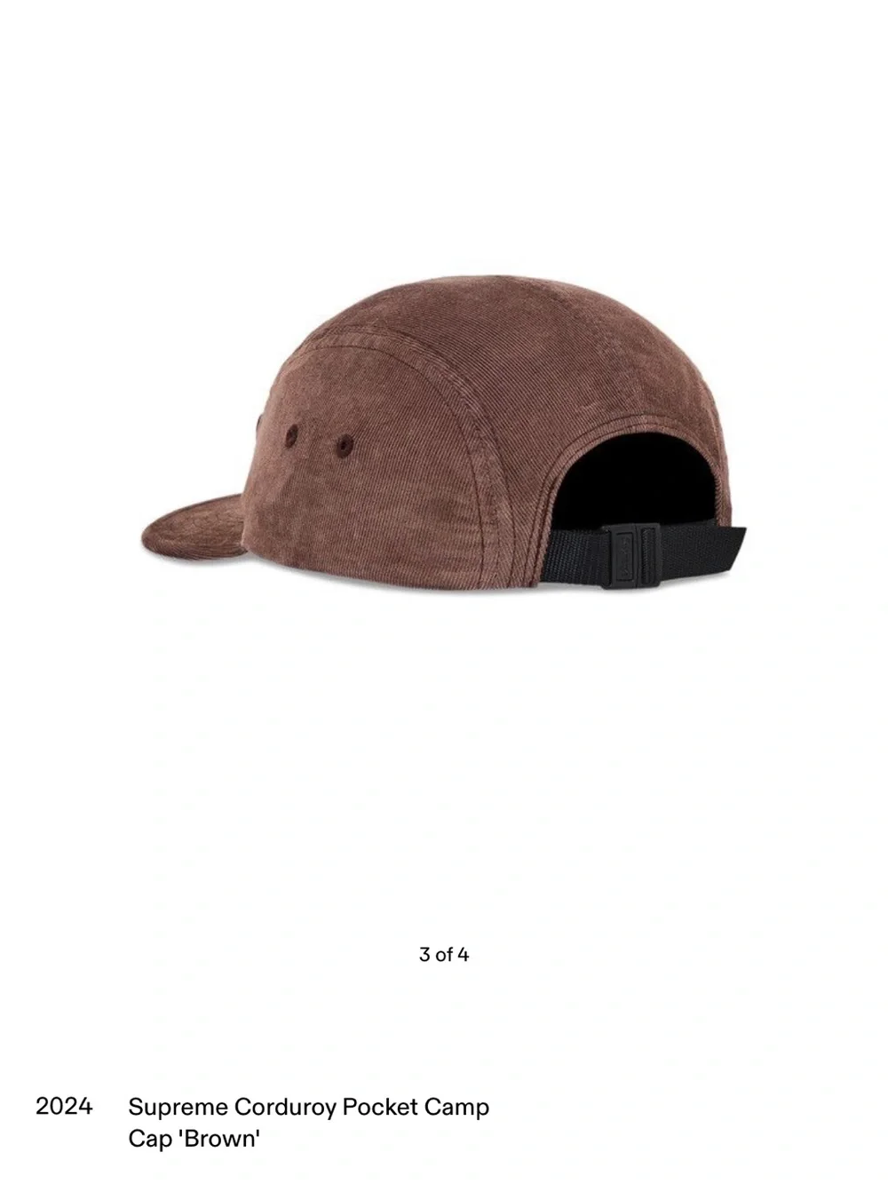 Supreme Corduroy pocket camp hat - Picture 4 of 6